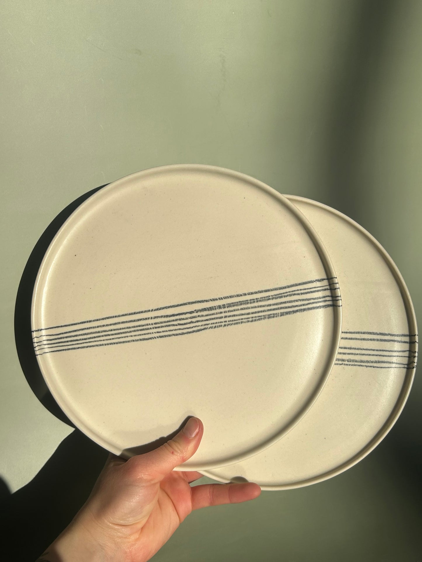 Striped Plate Set