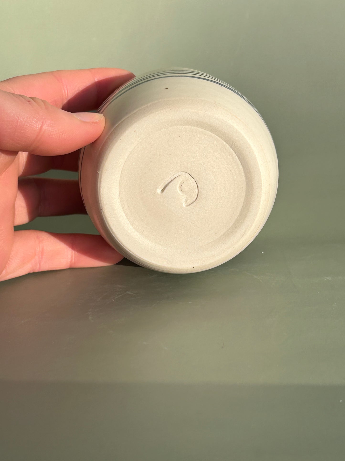 Striped Espresso Cup 1