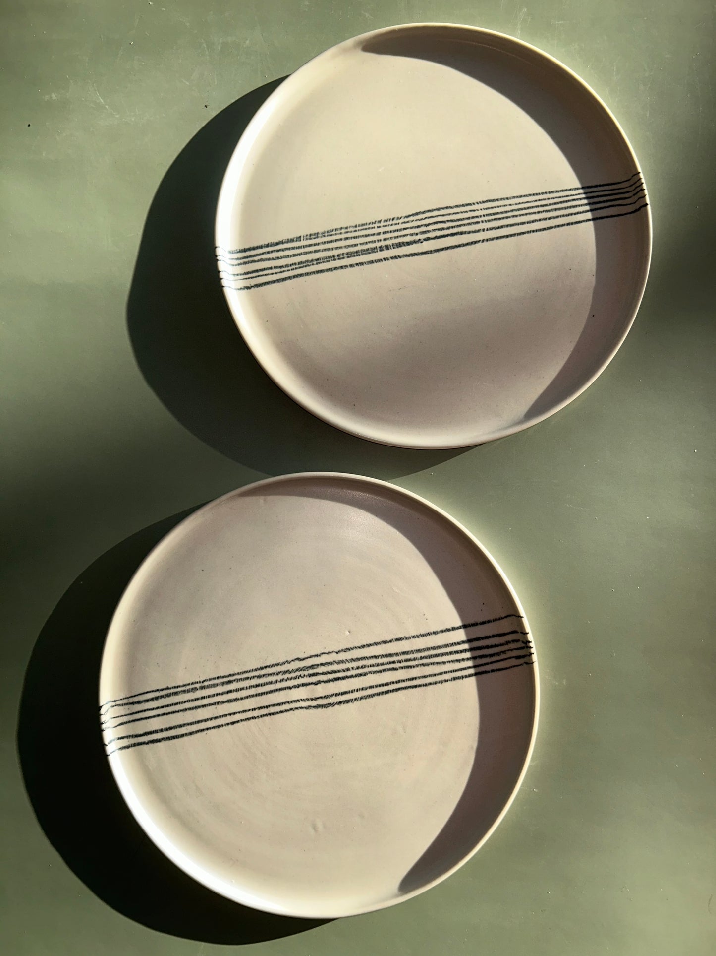 Striped Plate Set