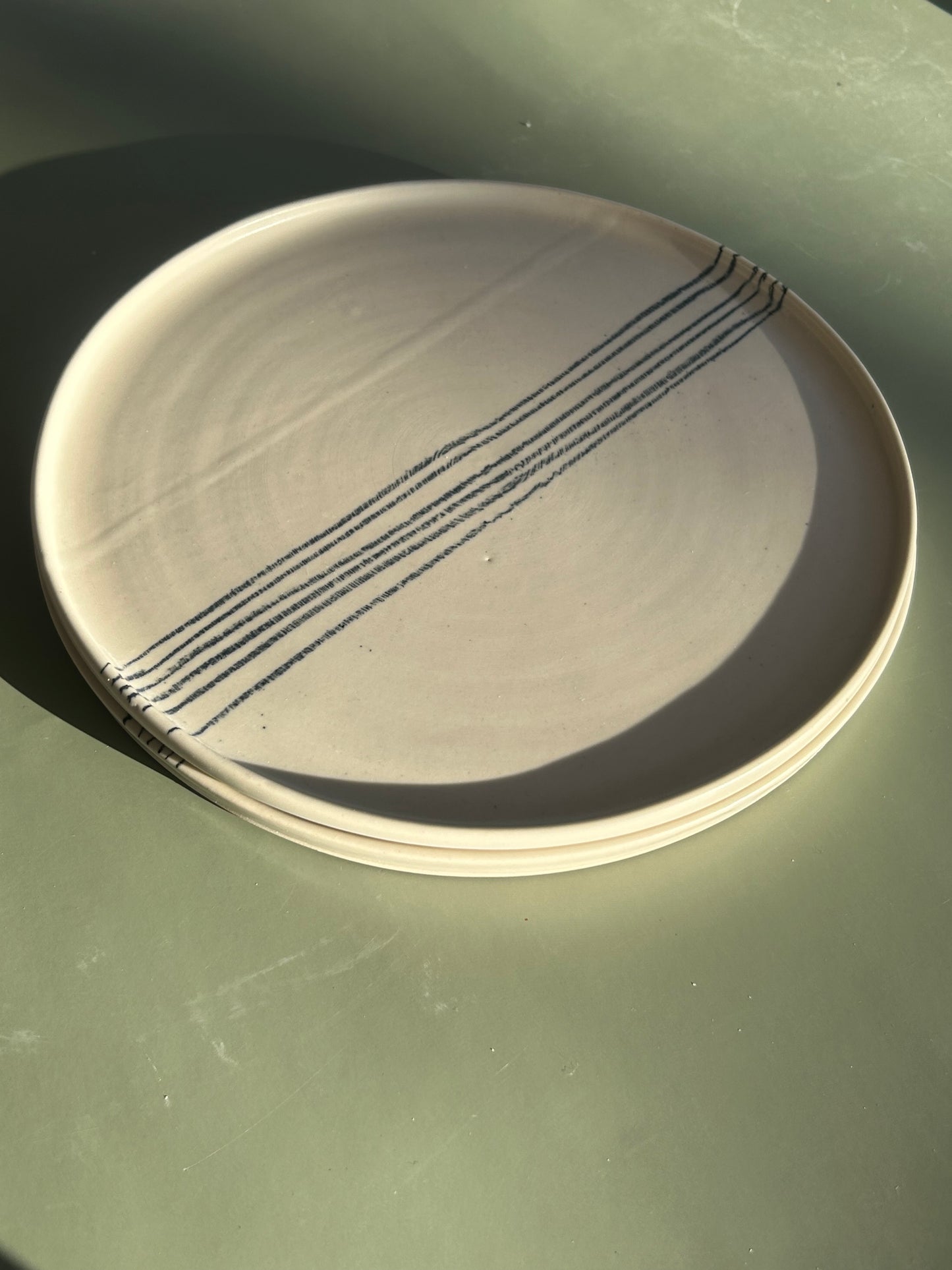 Striped Plate Set